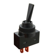 Interrupteur 17,5mm plastique 2 positions ON/OFF 12V 20A 2 fiches plates